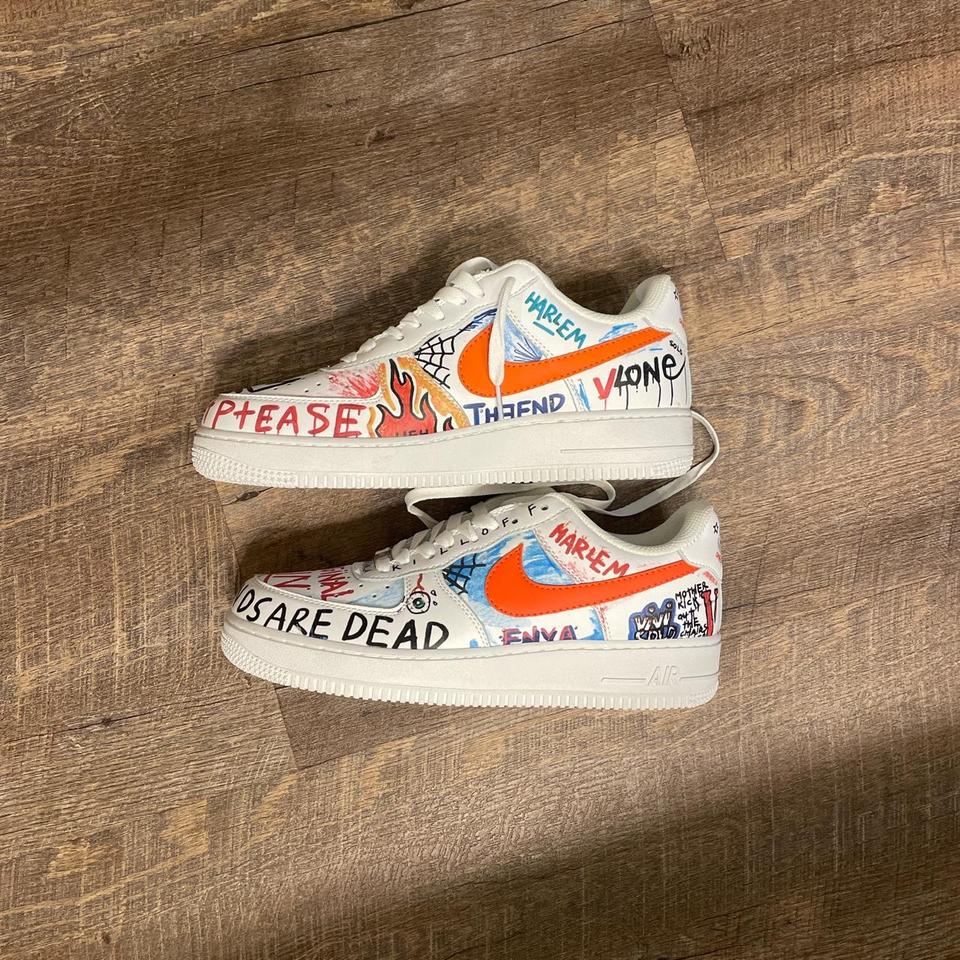 Custom vlone air force 1 for sale best sale