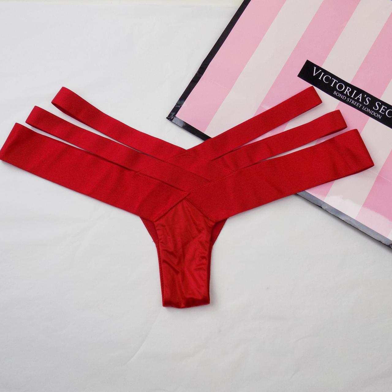 Victoria's Secret luxe strappy banded panty cheeky - Depop
