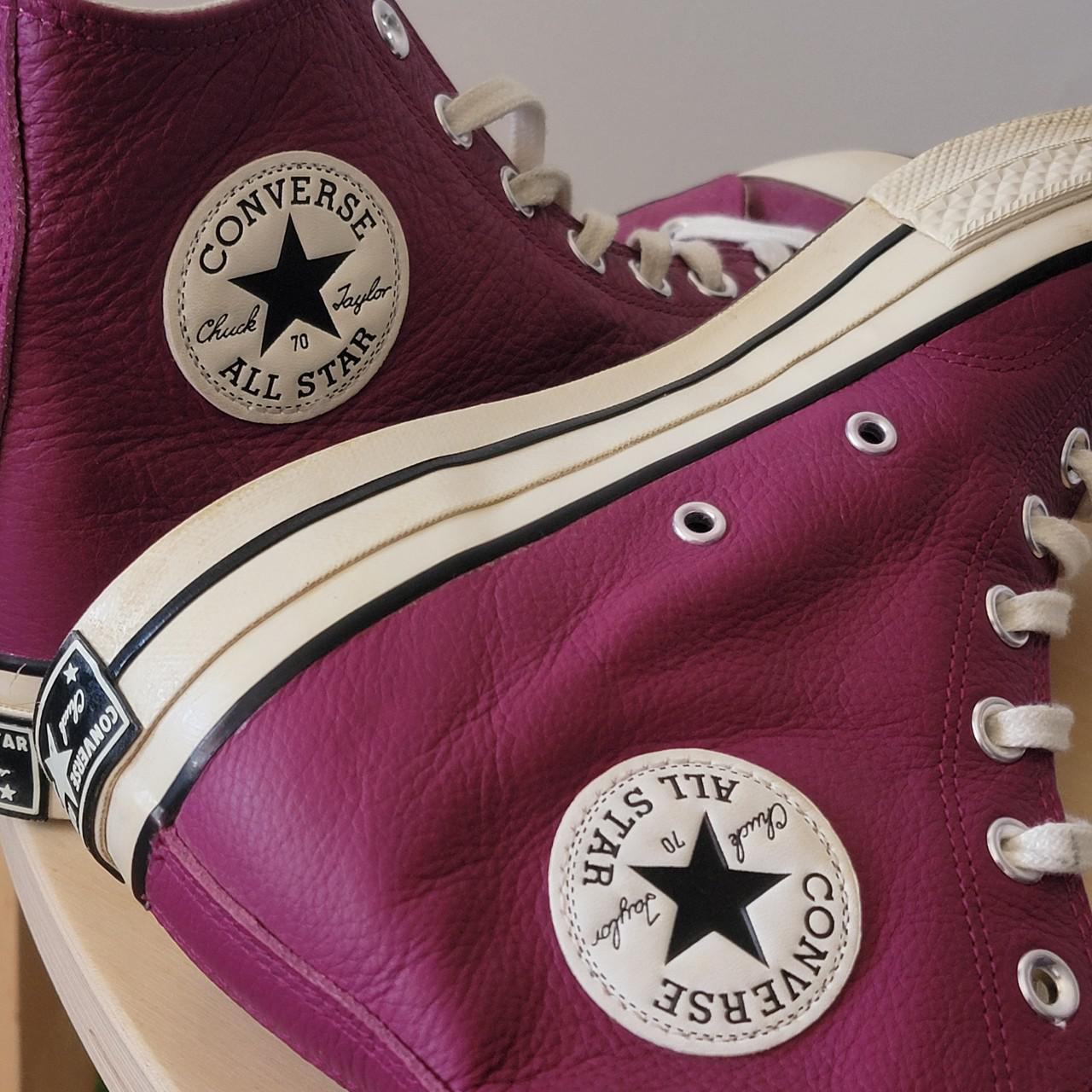 magenta pink converse