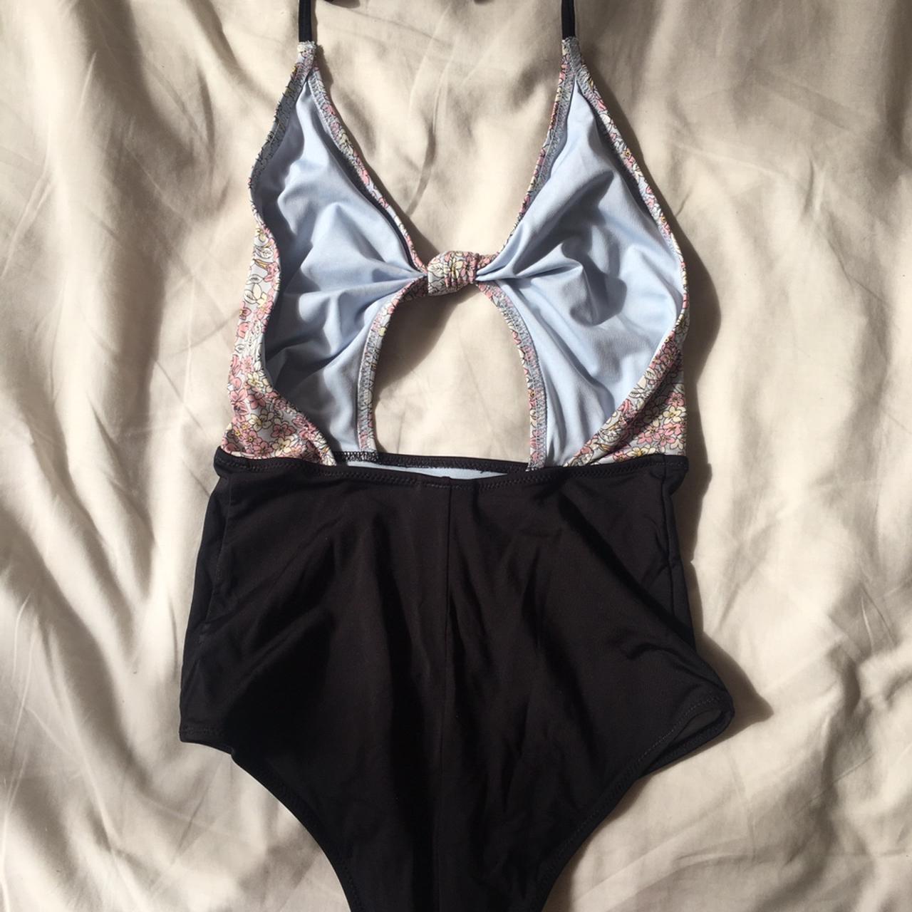 Super cute ditsy print swimsuit. Really love but... Depop