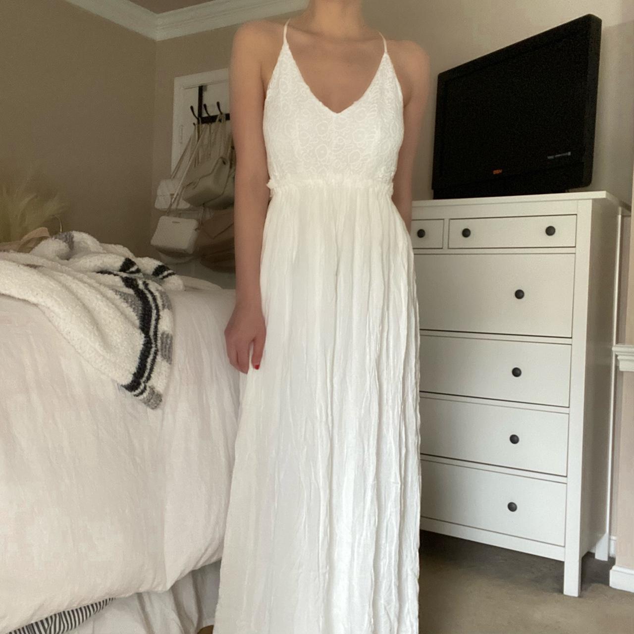 Forever 21 Women's White Dress (3)