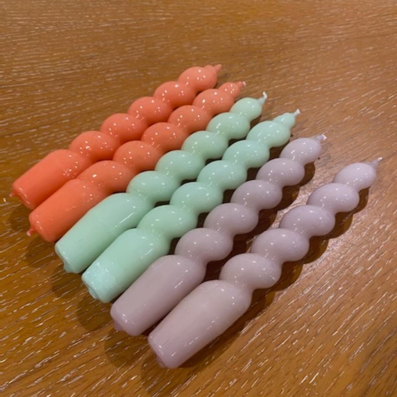 HAY Spiral Candles Spiral set Set of 6 Brand new... Depop