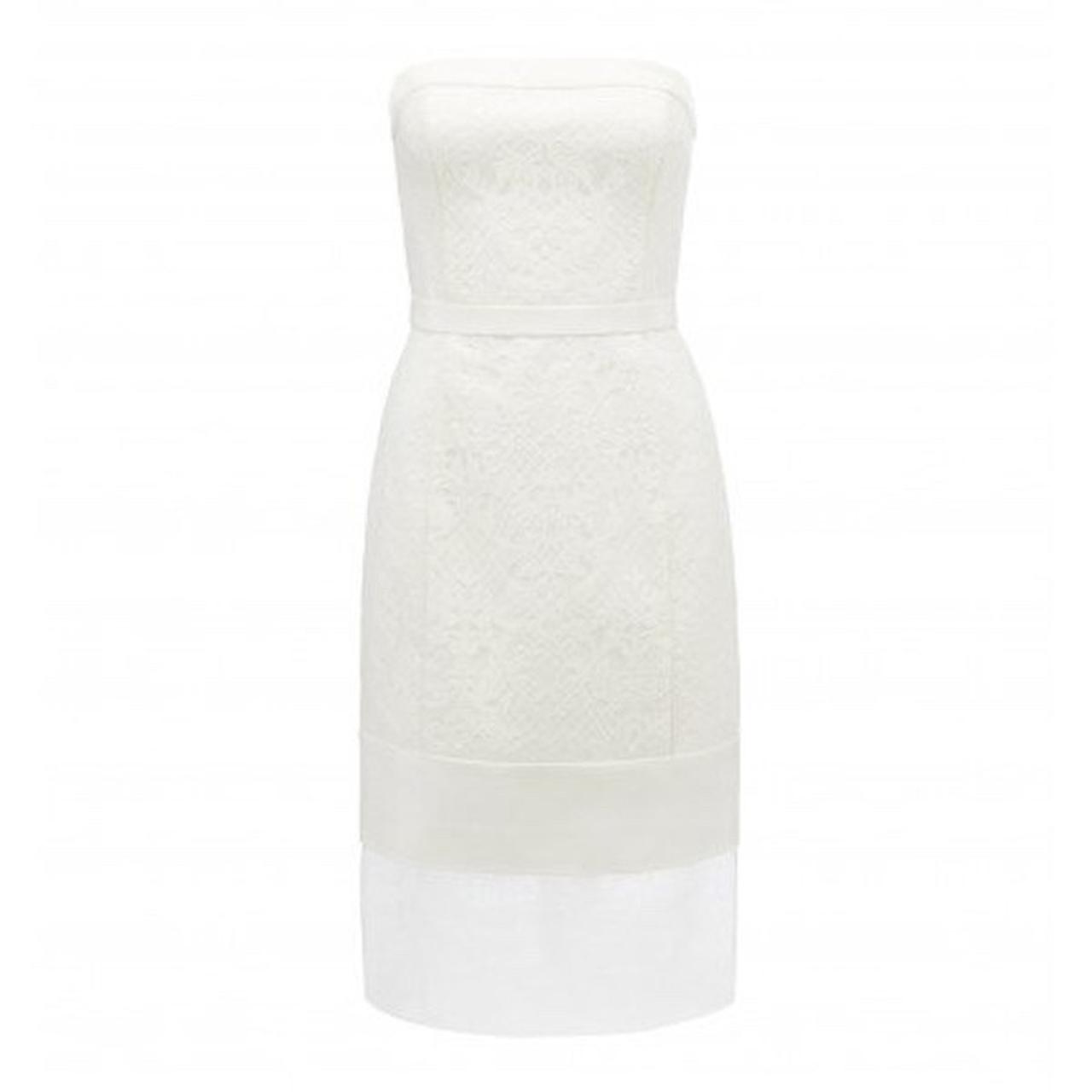 Forever New, white lace mini formal dress, AU size... - Depop