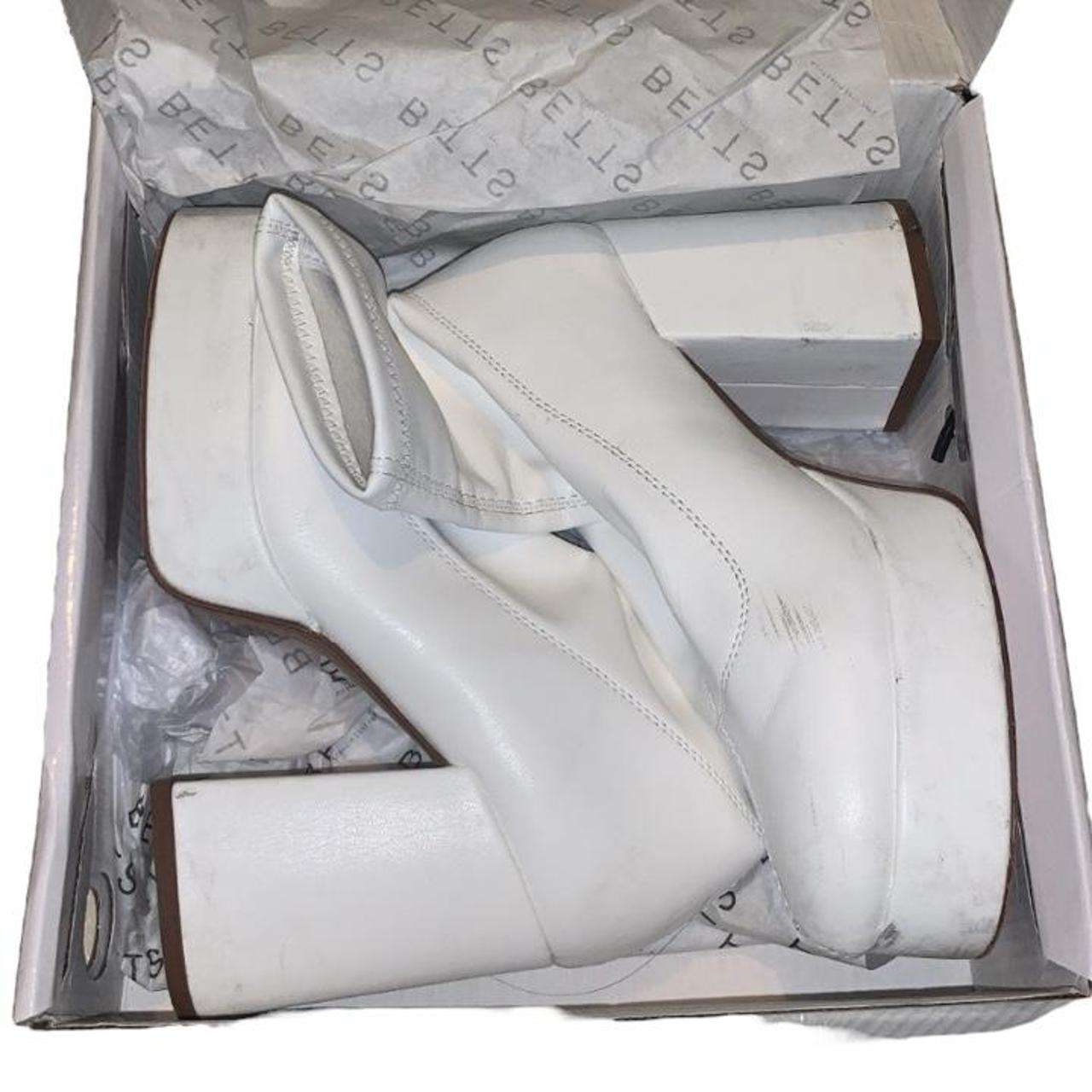 betts panama block heel platform sock boots Depop