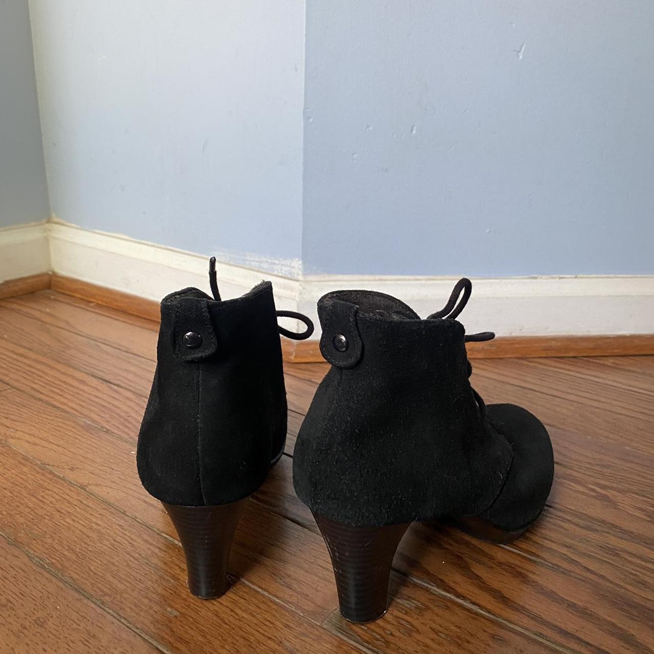 Black Tie Up Boots 12 + Shipping (6) CONDITION... Depop