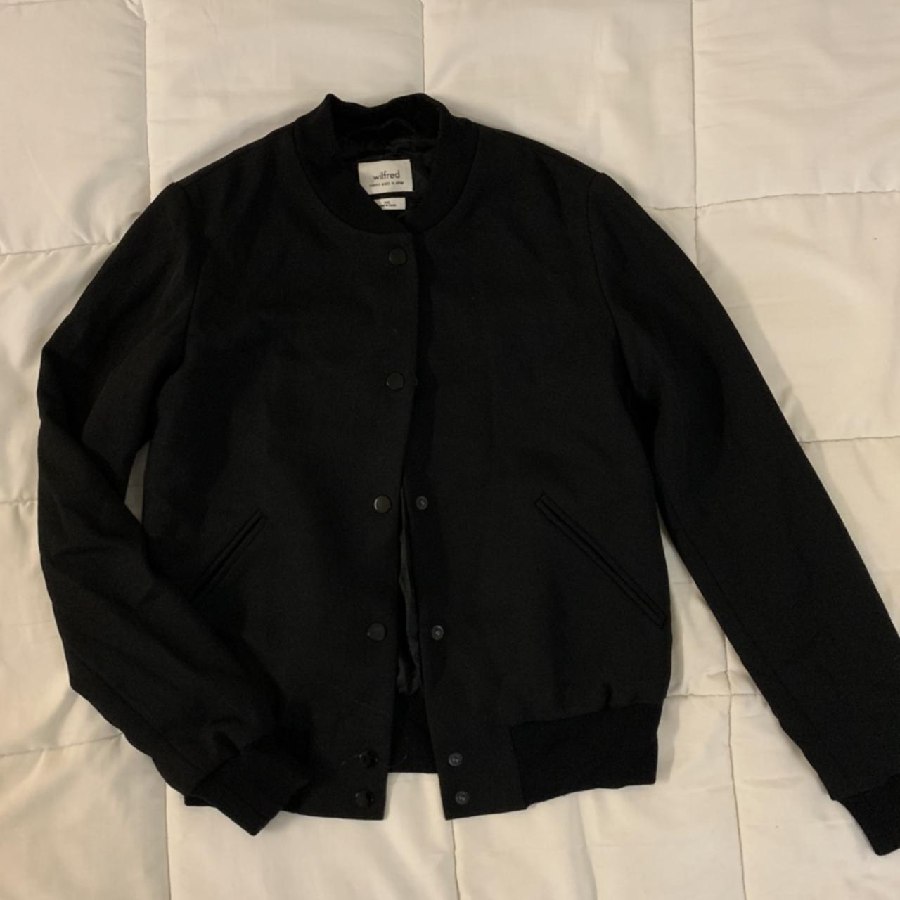 Aritzia Wilfred Poussin bomber jacket in EXCELLENT... - Depop