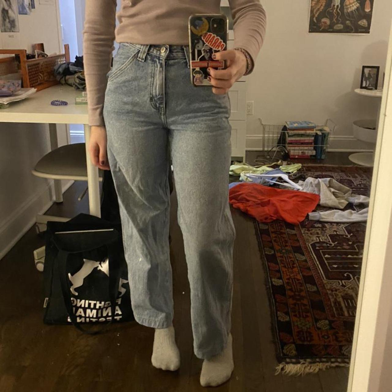 brandy melville cargo jeans waist 26 length... Depop