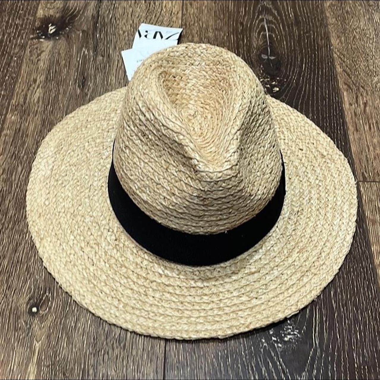 Zara cheap raffia hat