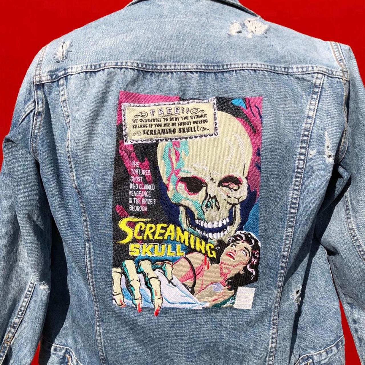 格安オンラインストア archive skull punk denim jacket 00s y2k | www