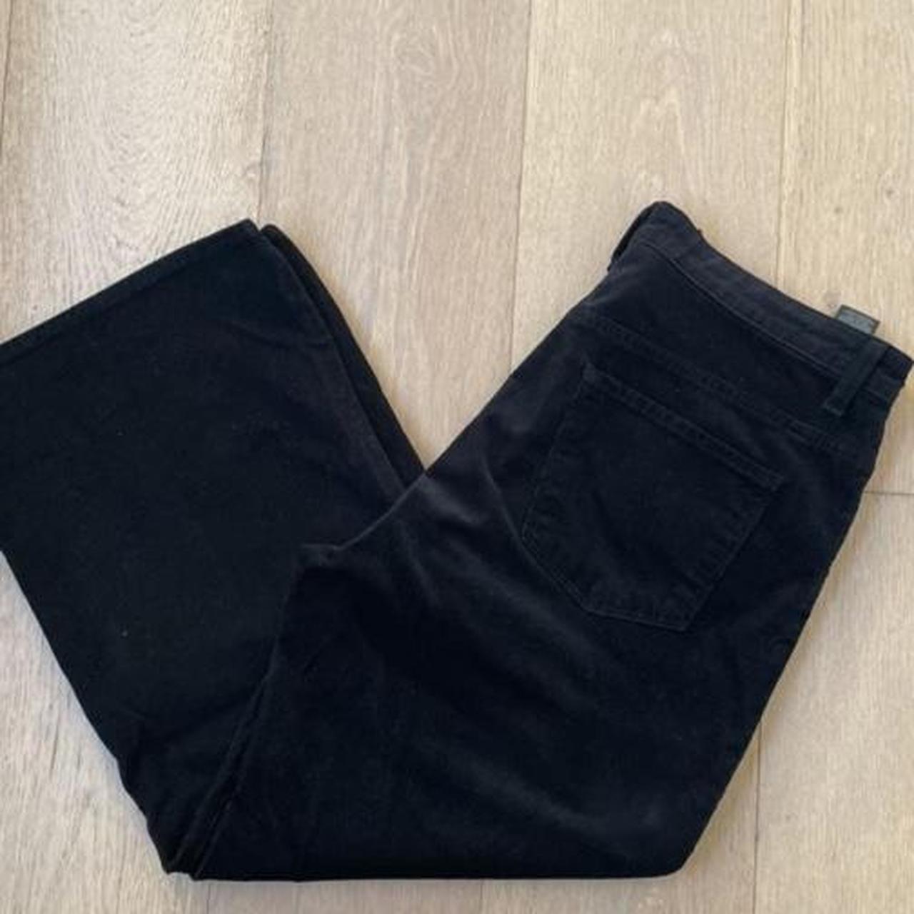 brand unknown black corduroy pants Depop