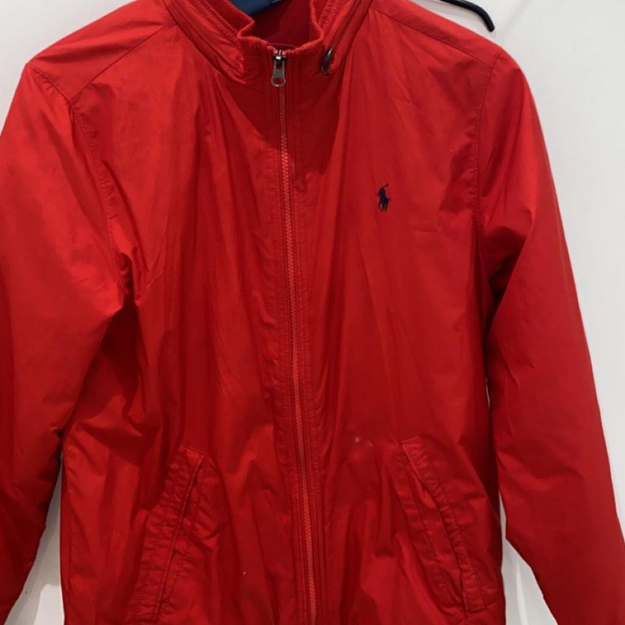 Red Ralph Lauren jacket Age 16 boys although fits... - Depop