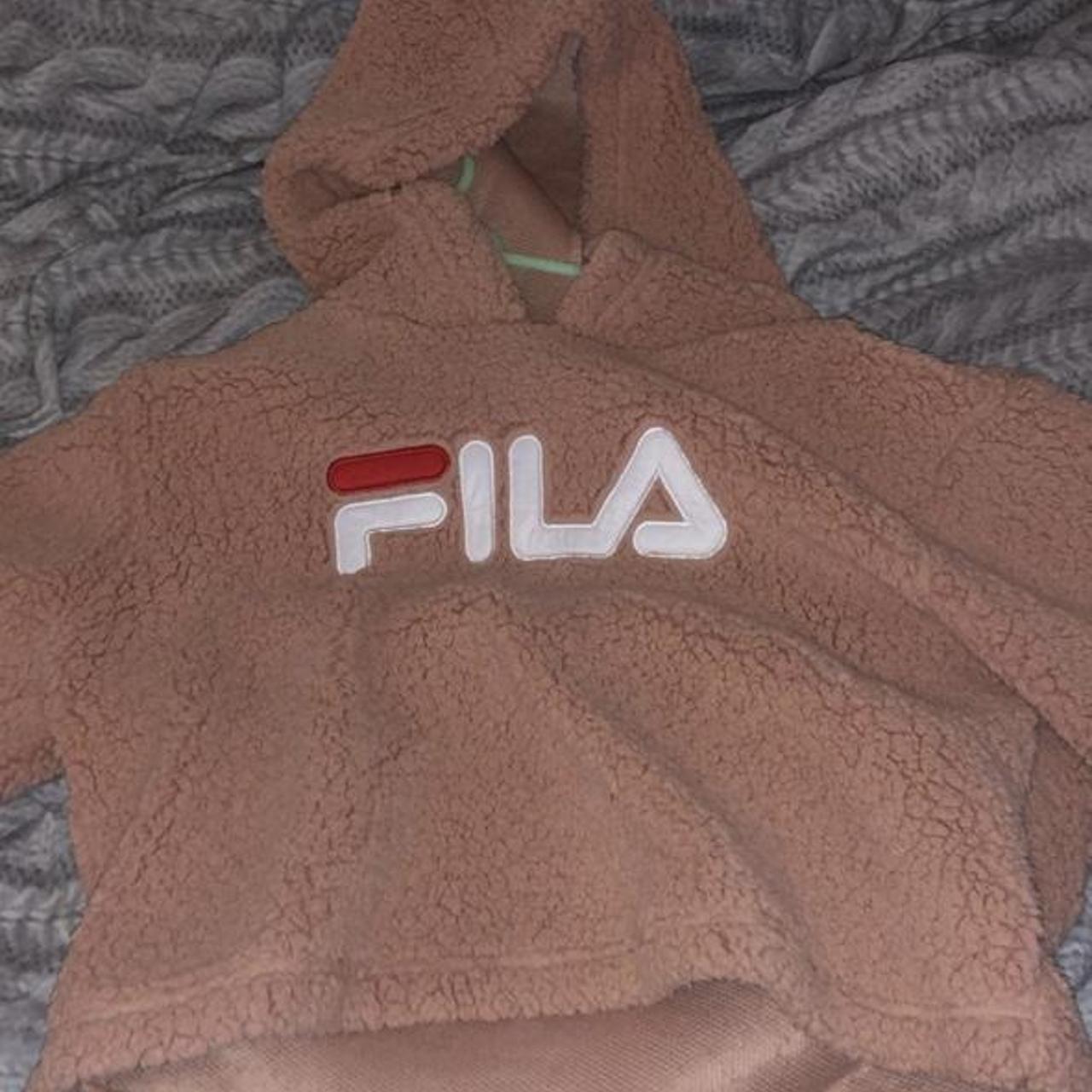 fluffy fila jumper