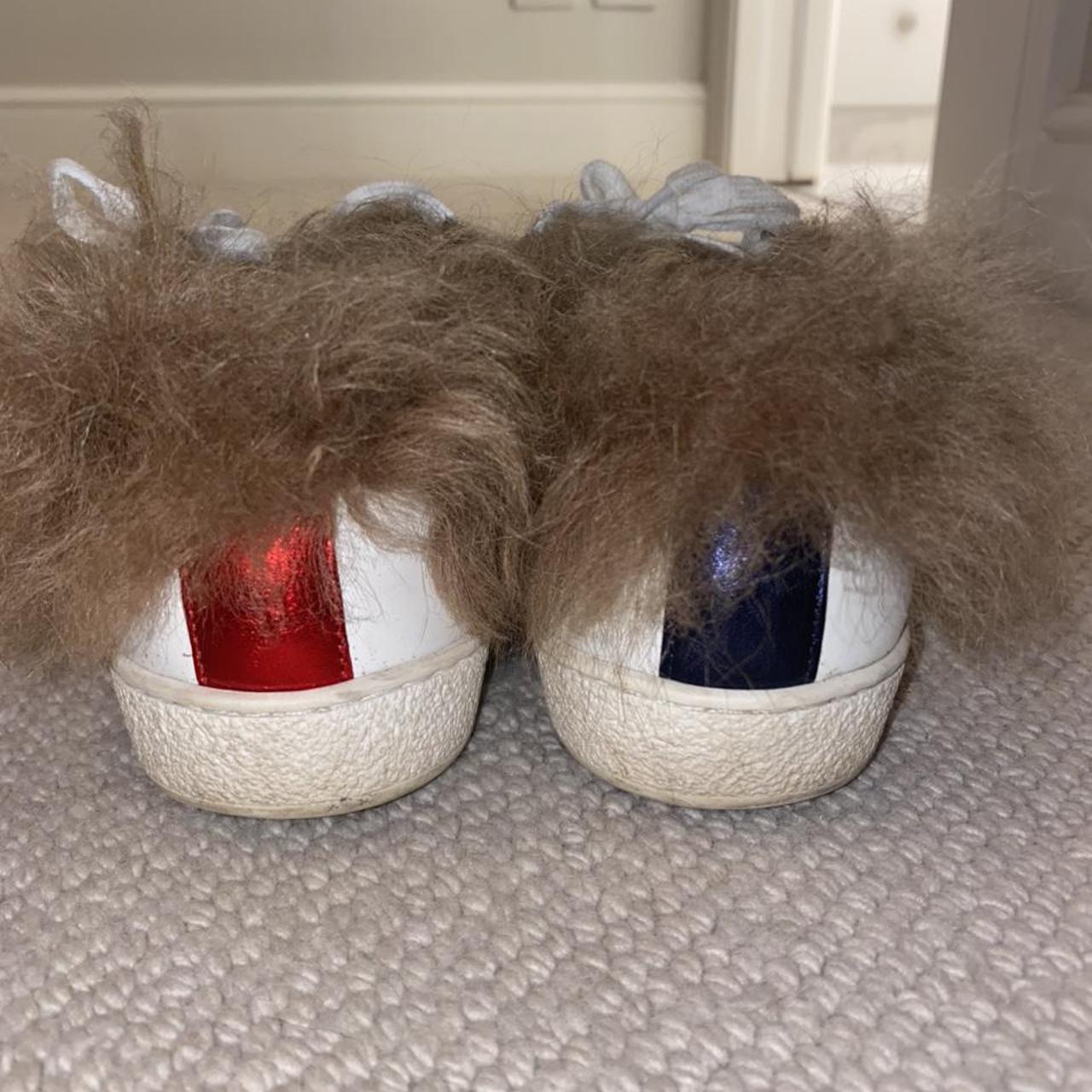 gucci fluffy trainers