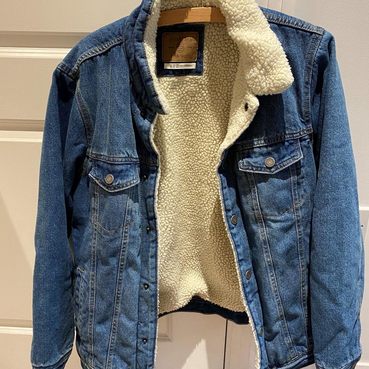 Pull&Bear Men's Blue Jacket | Depop