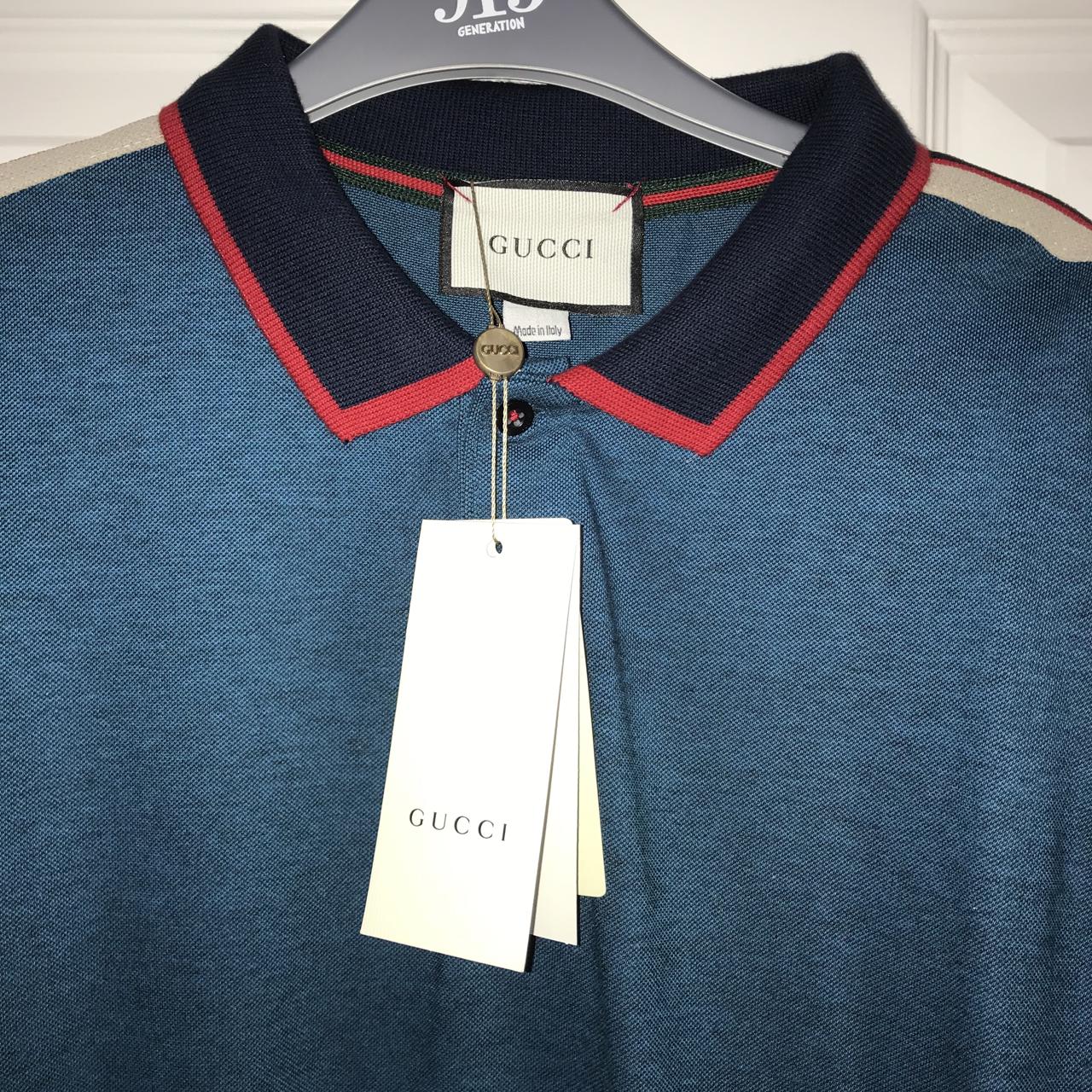 Gucci tee shirt colorful mens XL red blue yellow - Depop