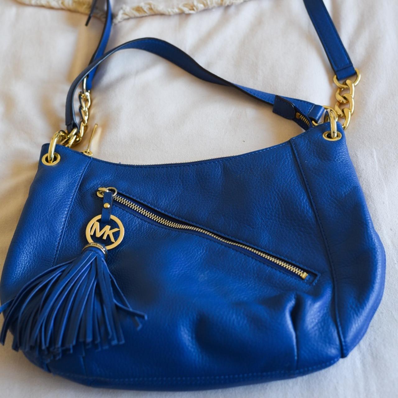 Michael Kors, Bags, Electric Blue Mk Purse