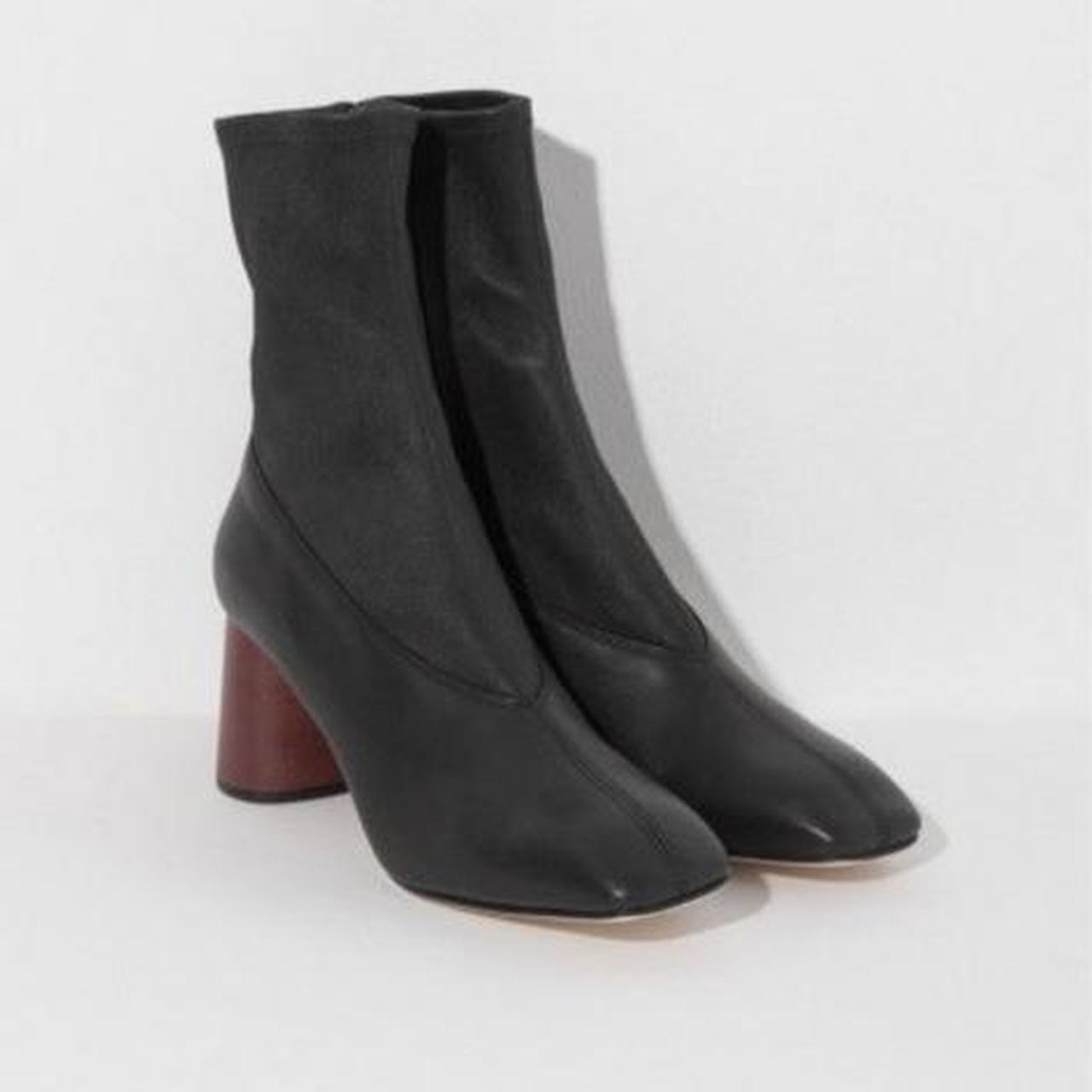 Helmut lang square outlet toe boots