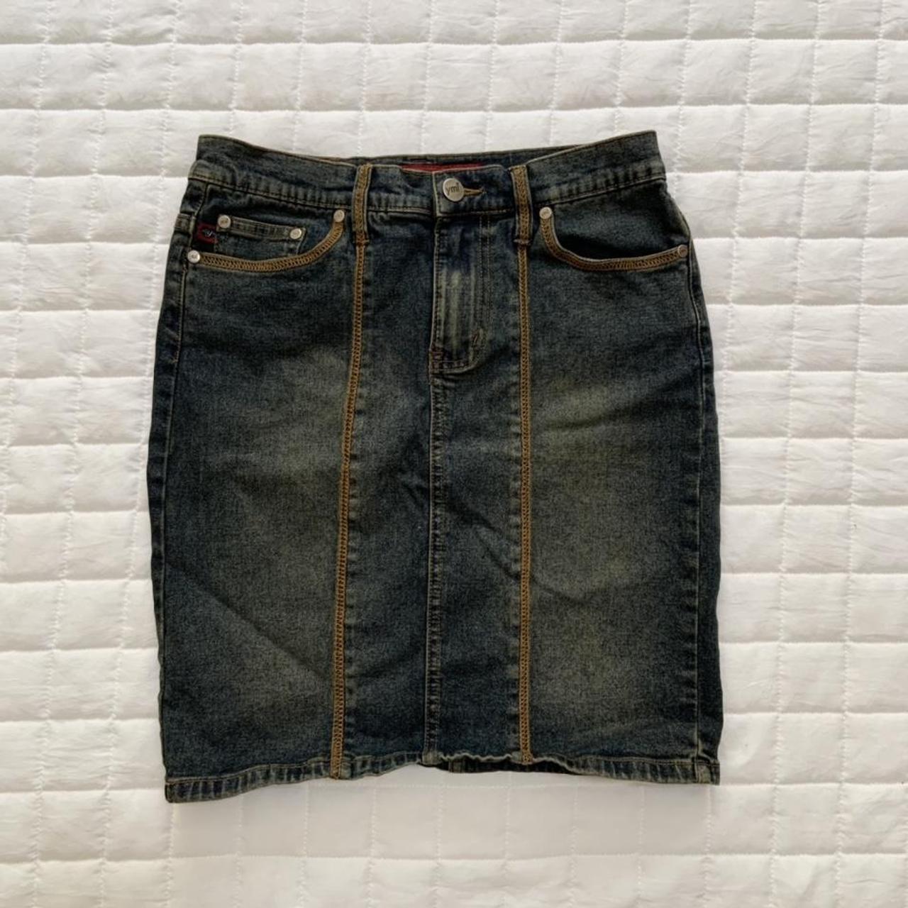 Ymi Jeans Women S Navy Skirt Depop