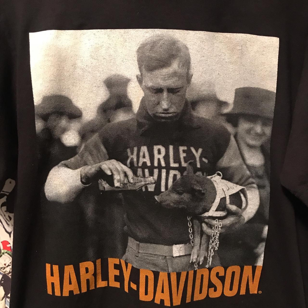 Harley Davidson man with pig. Brand new wore once.  | Depop