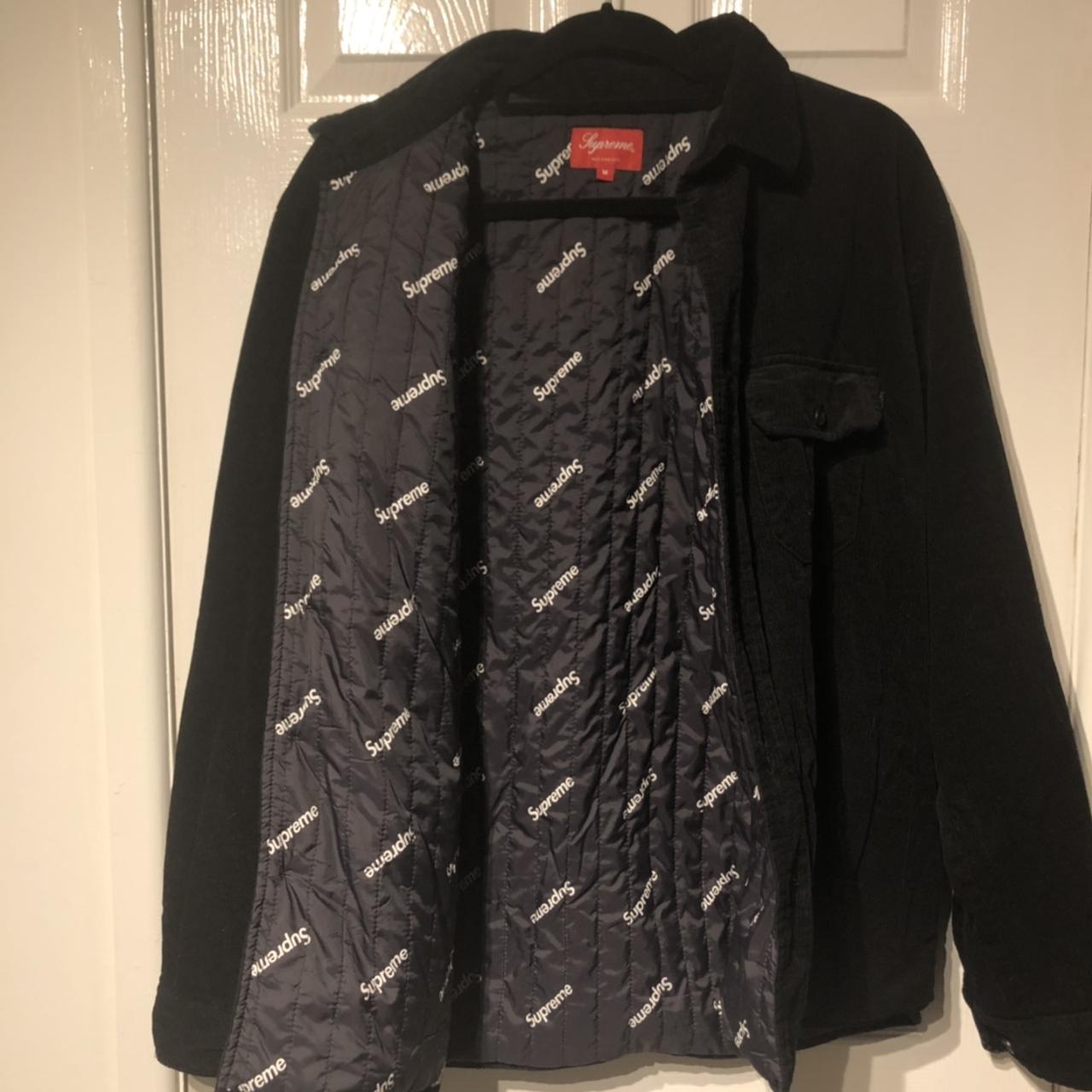 Supreme corduroy quilted shirt from supreme FW 17 - Depop