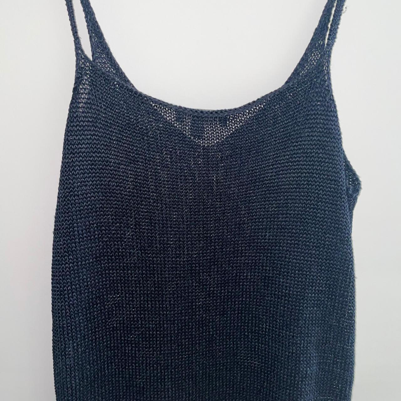 Banana Republic Women's Black Top | Depop