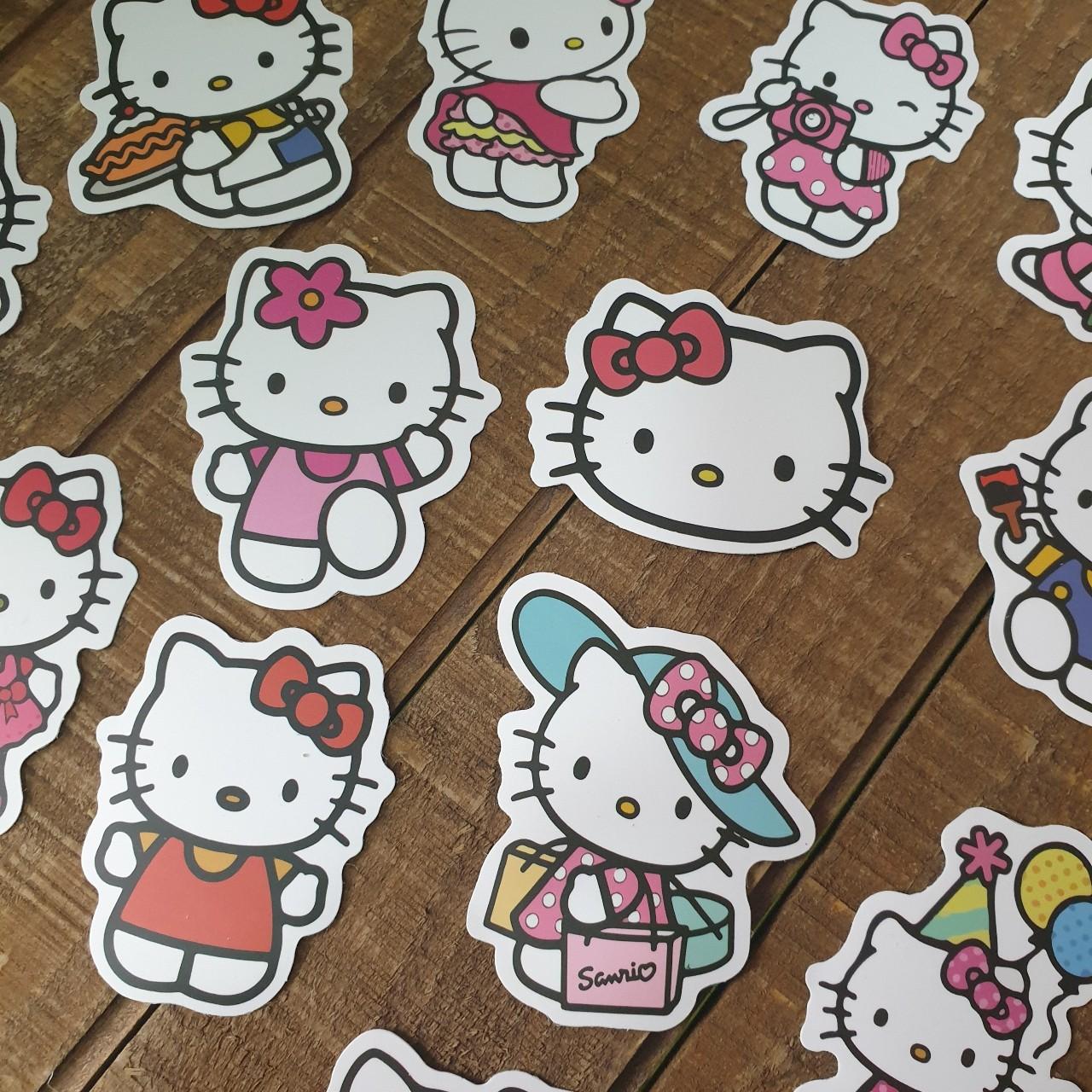 10pce 'Hello Kitty' PVC stickers. Great quality and... - Depop