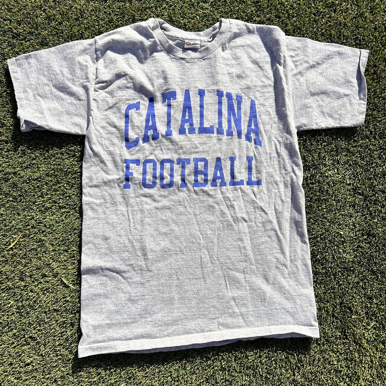 Vintage 90s Catalina Football sports tee! No... - Depop