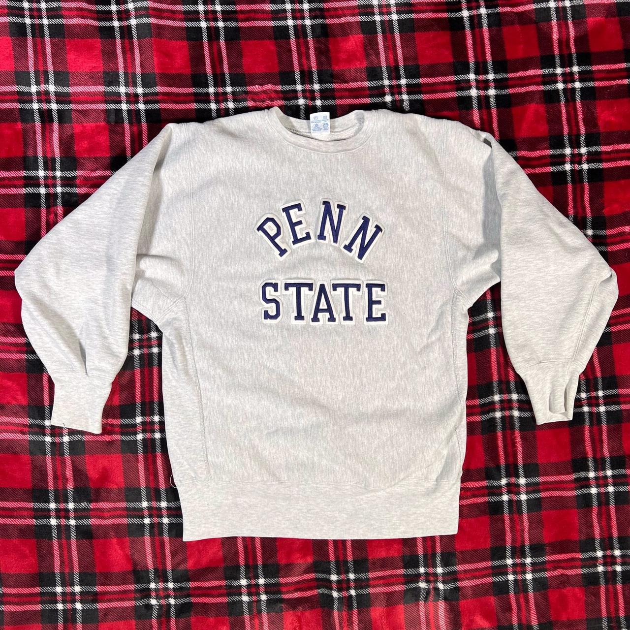 Vintage 90s Champion Penn State Reverse Weave... - Depop