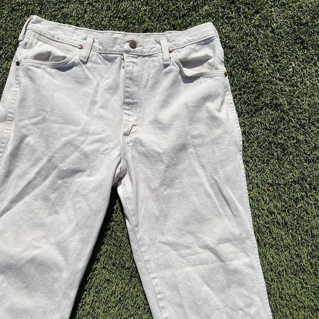Product Image 1 - Vintage 80s White Wrangler Jeans
No