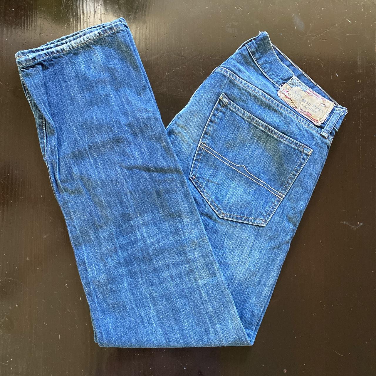 Vintage Ralph Lauren jeans - clean, tiny distress... - Depop