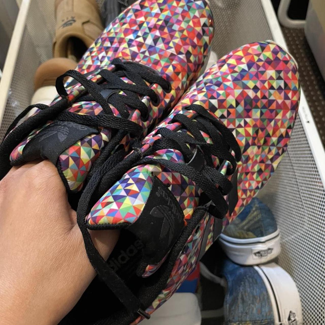 Adidas zx flux rainbow prism best sale