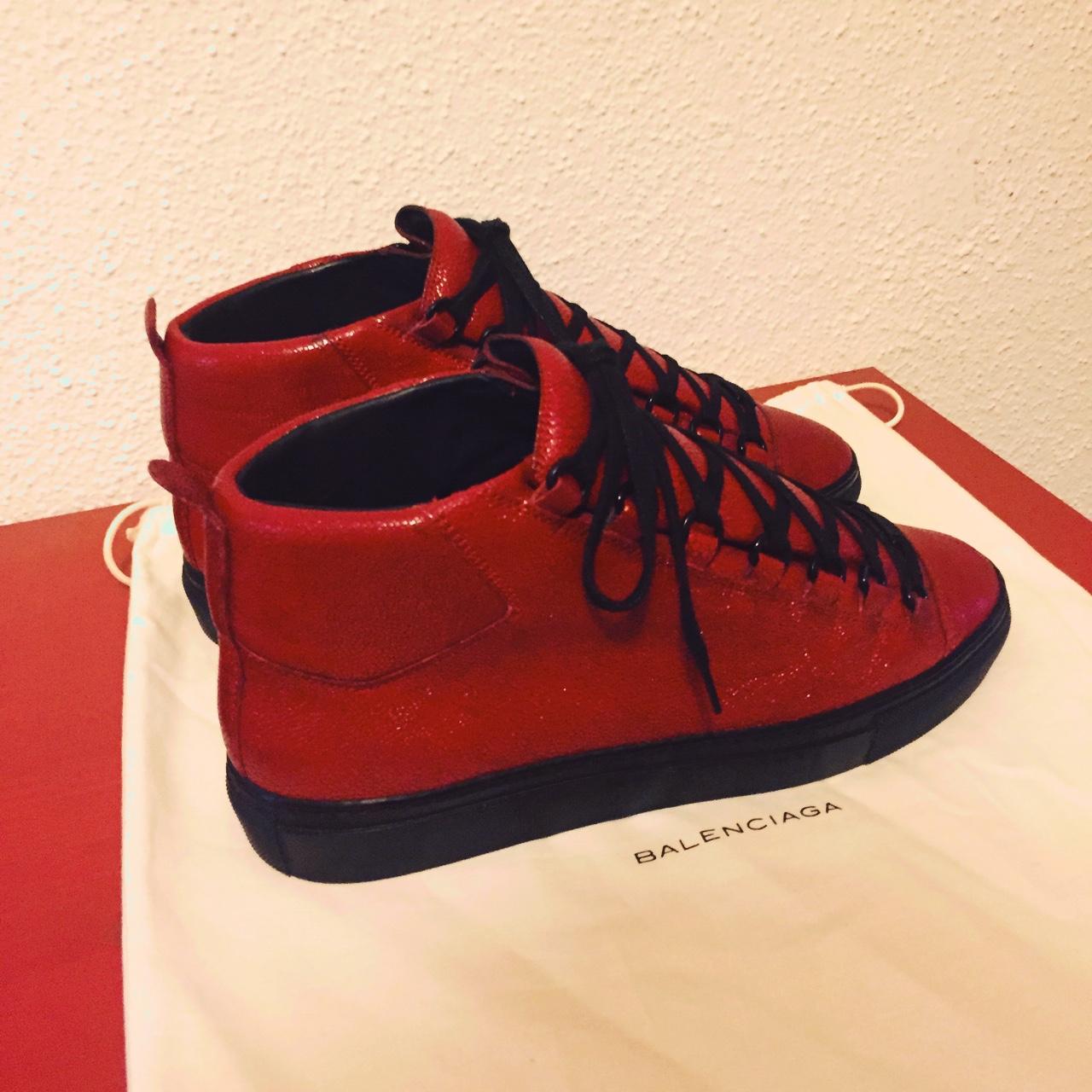 Balenciaga#Arena#Sneaker#Stingray#Red#Black#Shoes#B... -