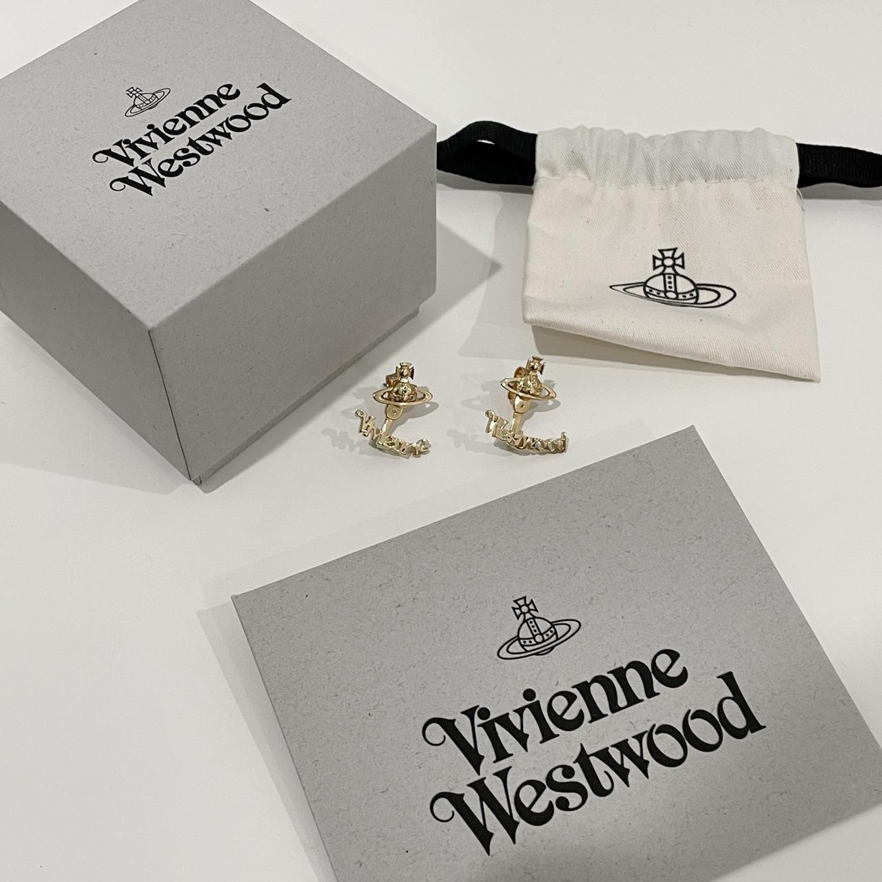 vivienne westwood gold toni earrings please do not... - Depop