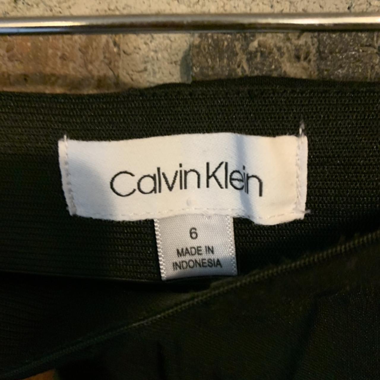 Calvin Klein Women's Black Trousers | Depop