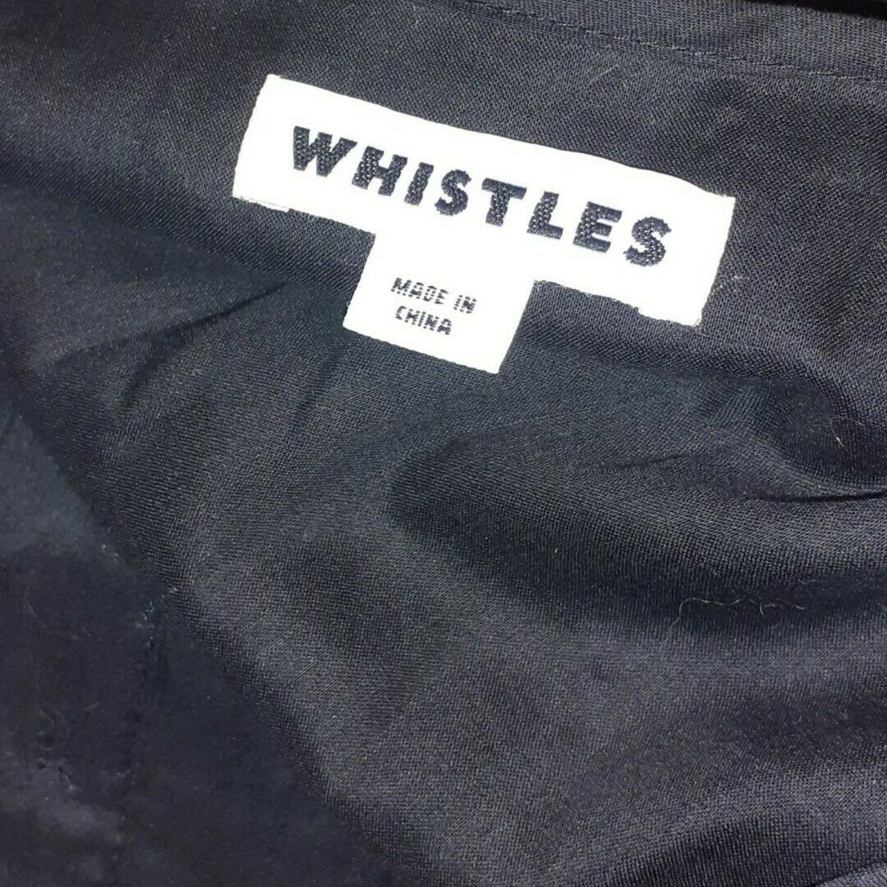 Whistles Women's Black Dress | Depop