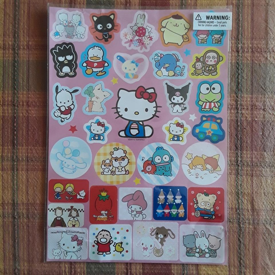 48 pcs Sanrio stickers Hello kitty, little twin - Depop