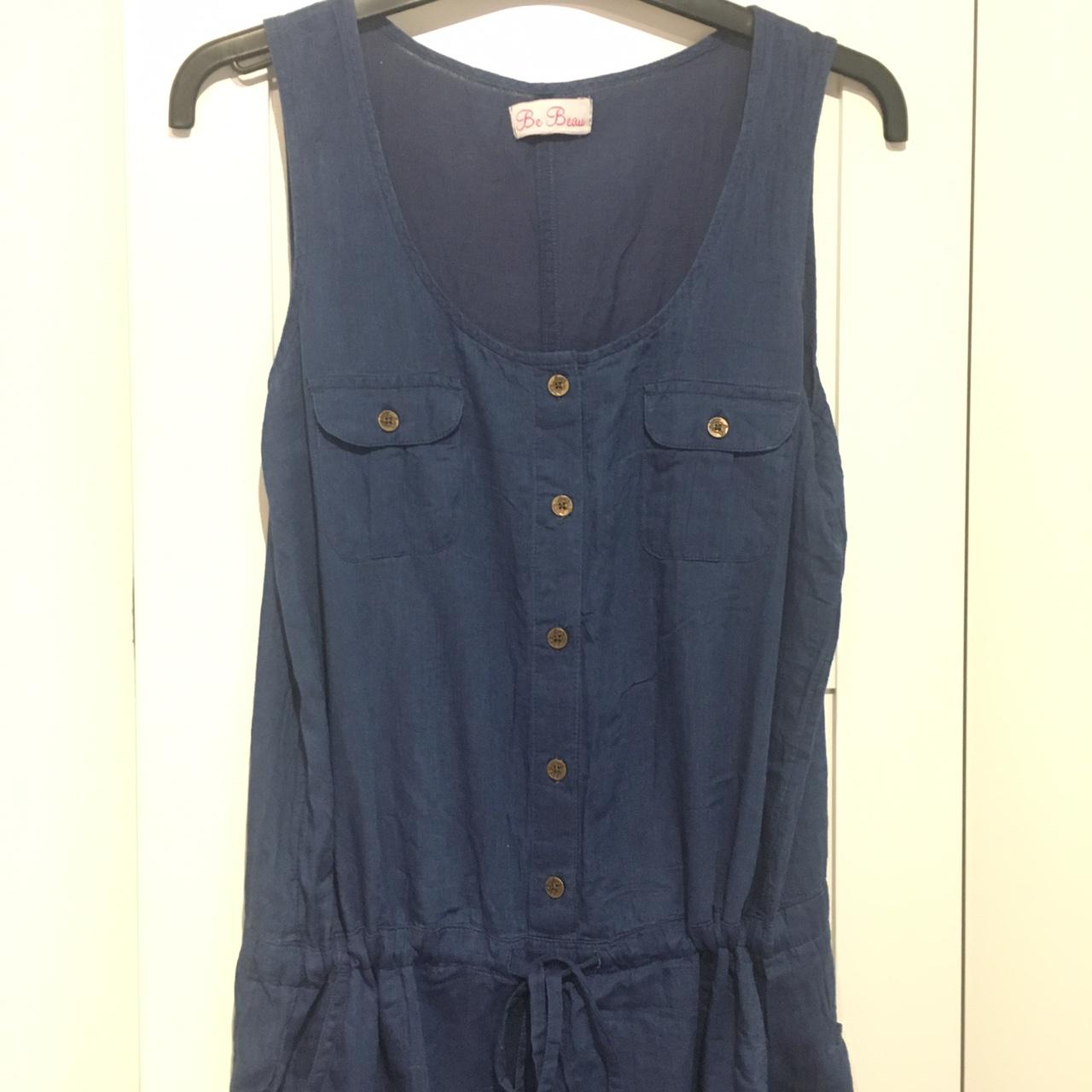 Matalan Women's Navy and Blue Playsuit-romper | Depop