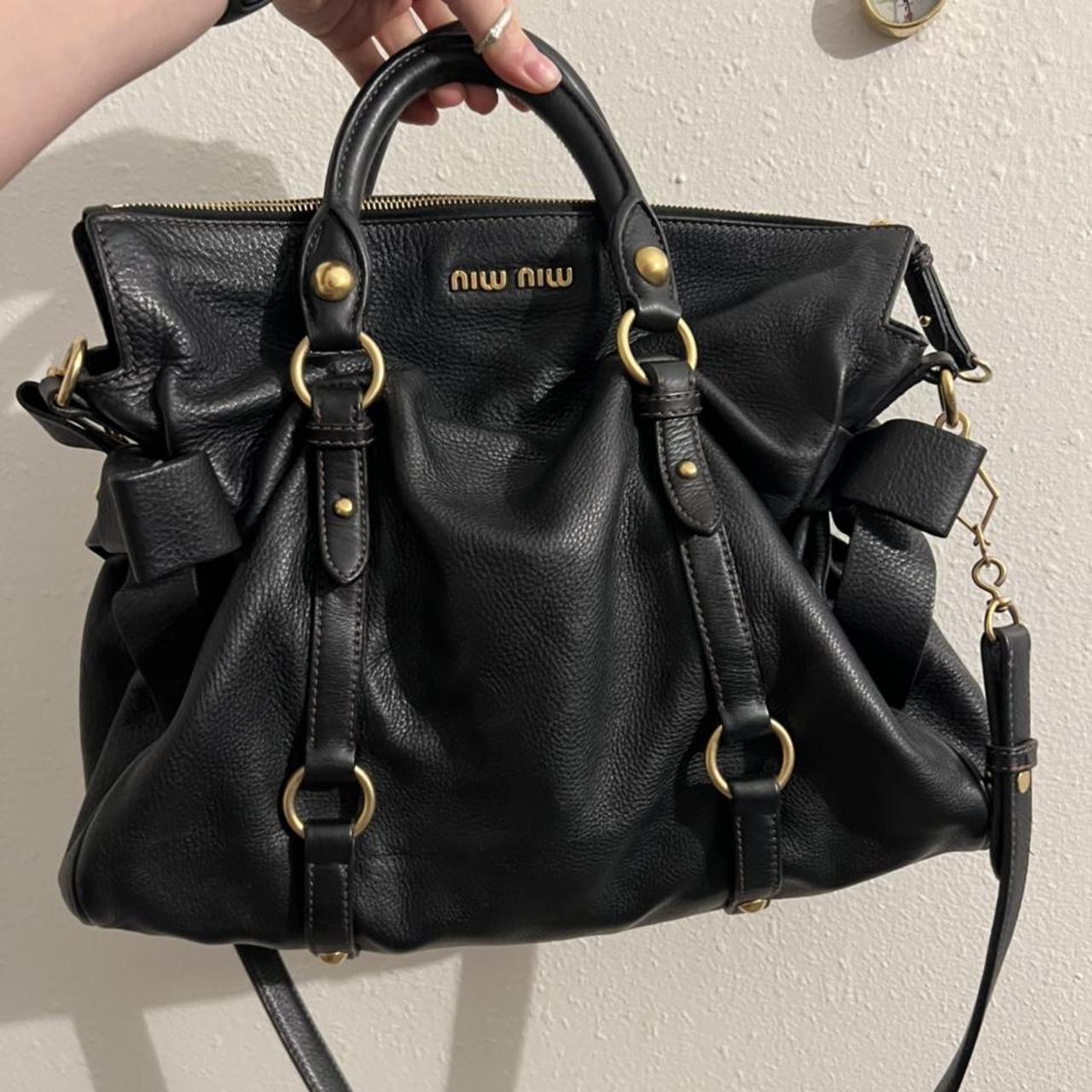 Miu Miu, Bags, Miu Miu Vitelli Bow Bag