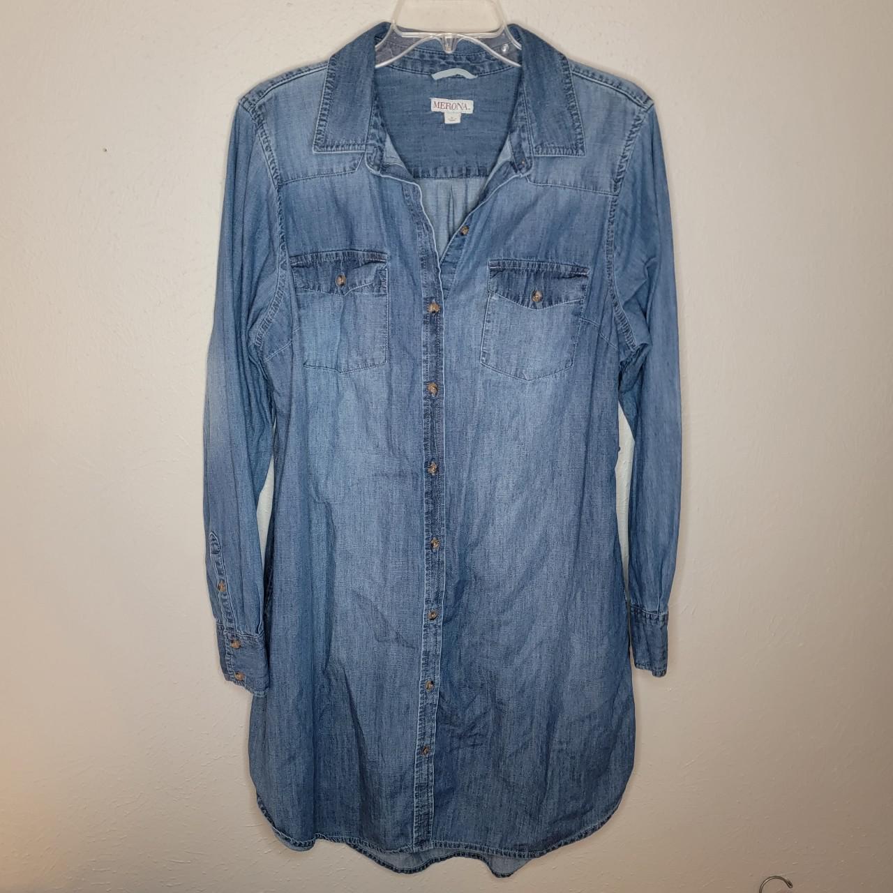 merona denim dress