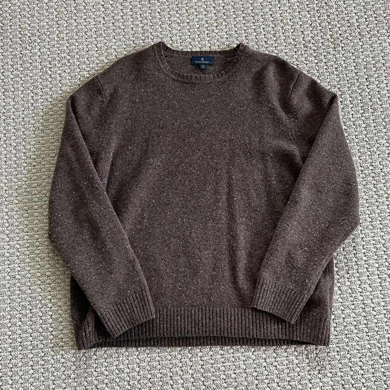 Brown sweater. Womans XL but fits like a... - Depop