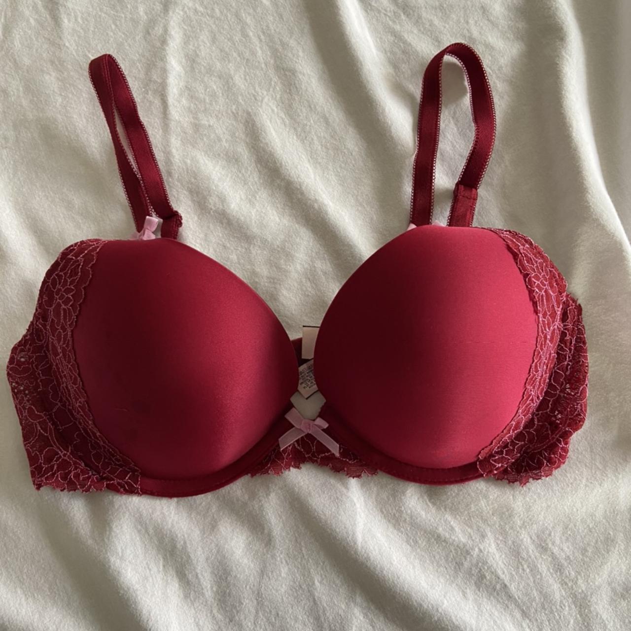 Victoria's Secret Bra 34D Dream Angels Demi Bra Used - Depop