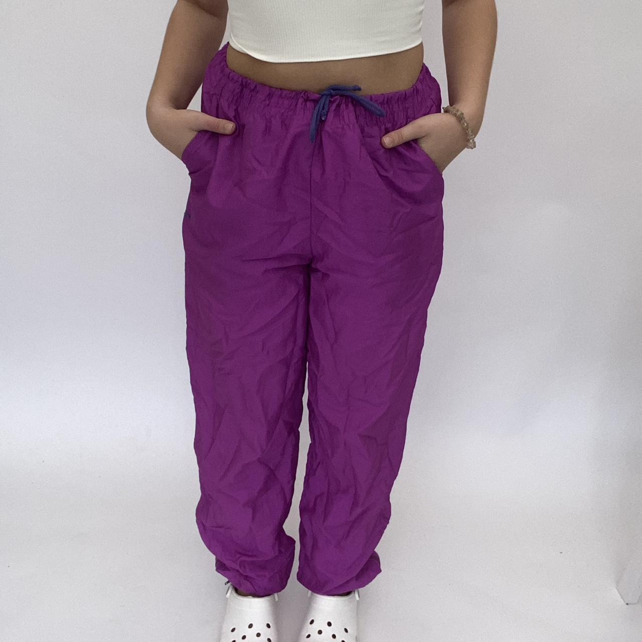 Vila exclusive satin wide leg trouser co-ord in purple | ASOS
