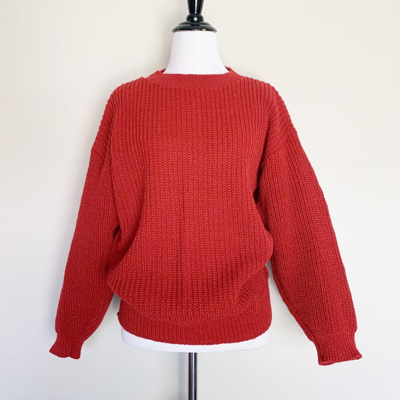 American Vintage Women's Orange Jumper Depop