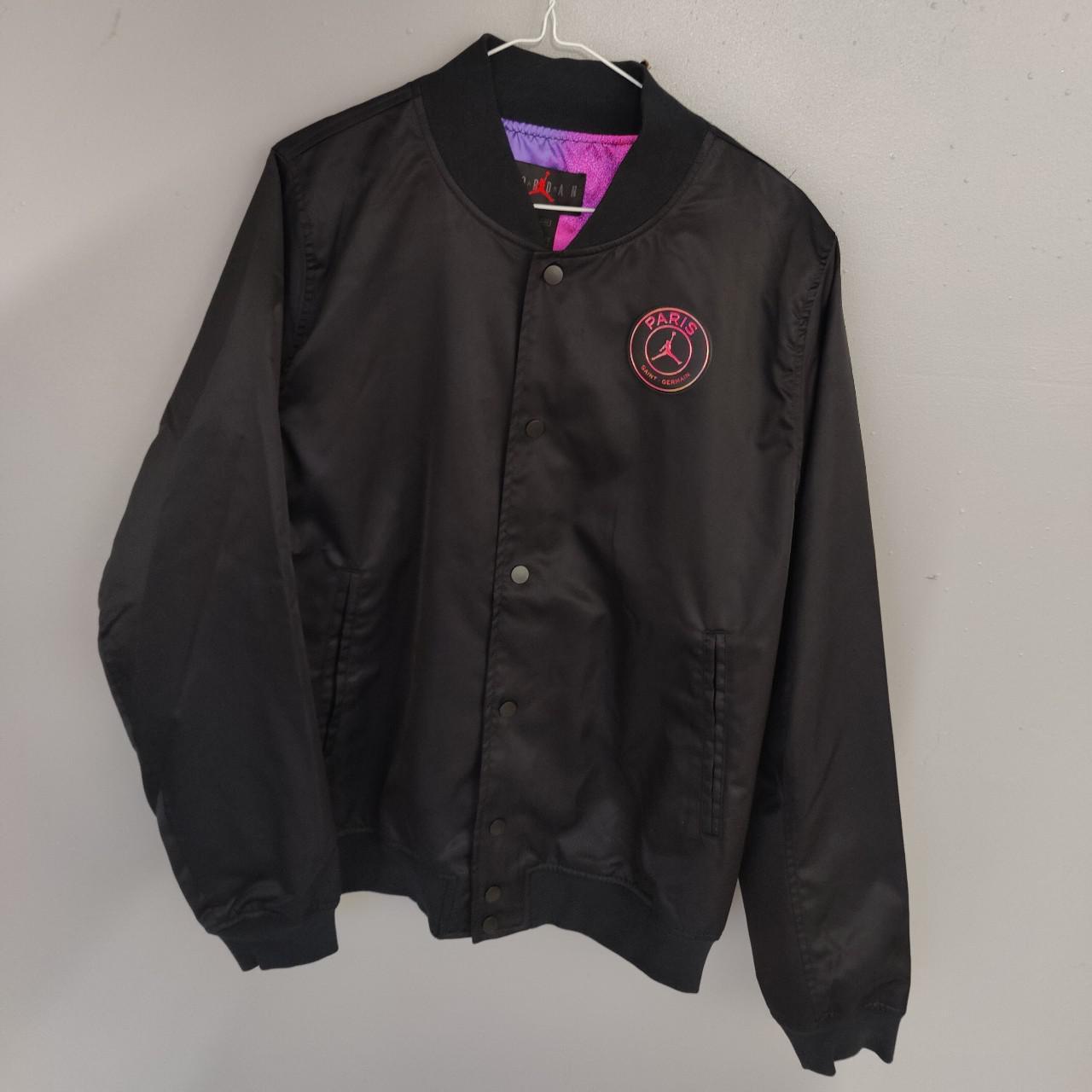 Jordan Men's Black and Purple Jacket | Depop
