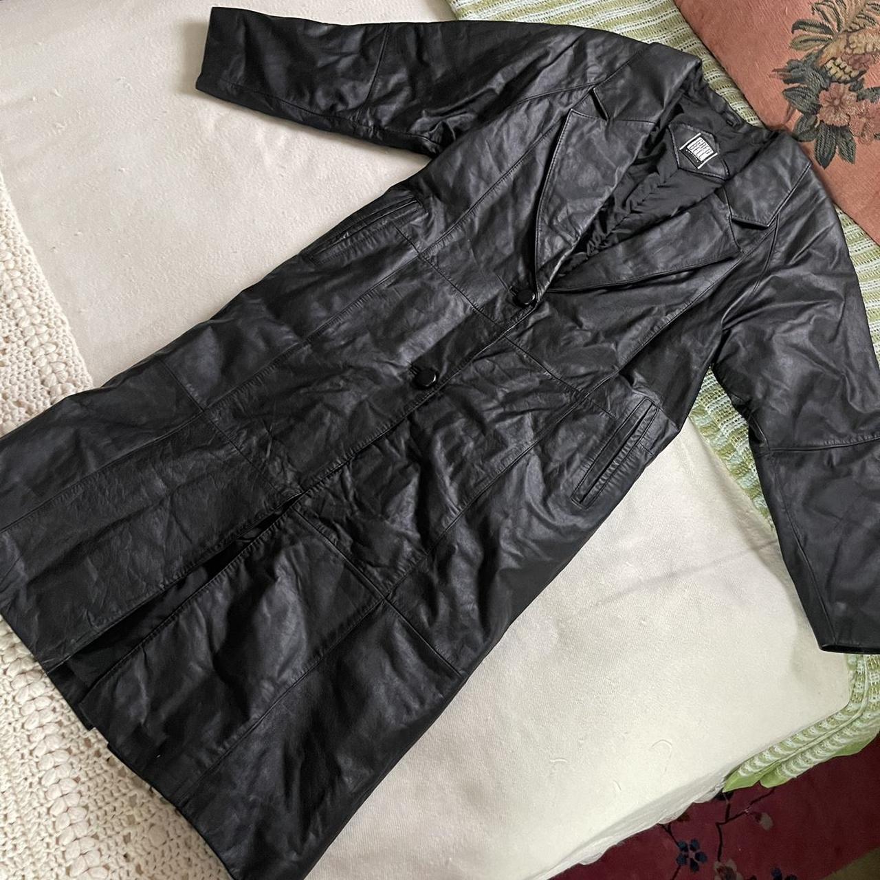 Greg bell leather coat sale