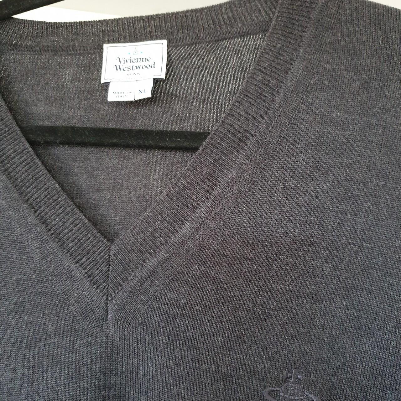 Men's v neck on sale vivienne westwood jumper