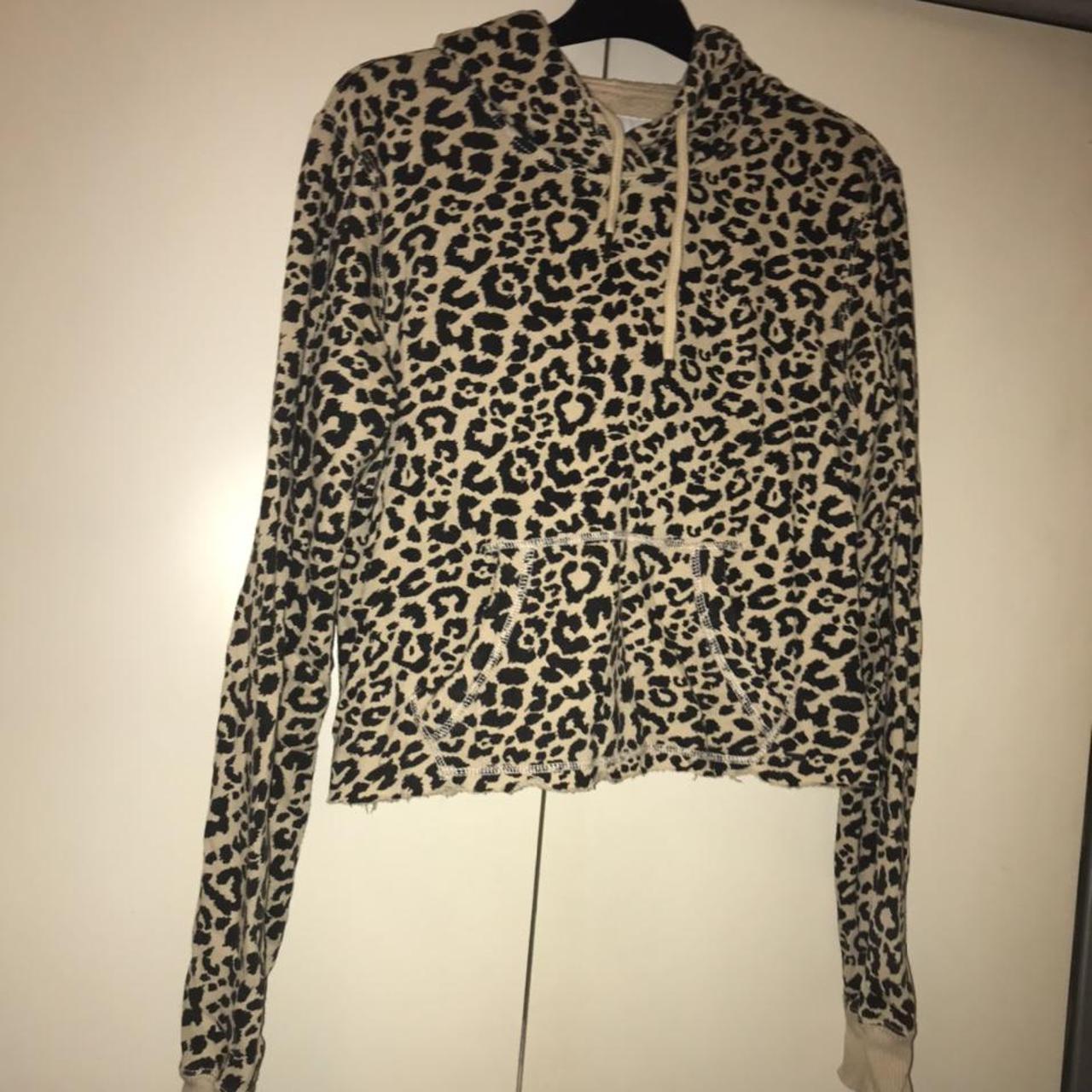 hollister leopard hoodie