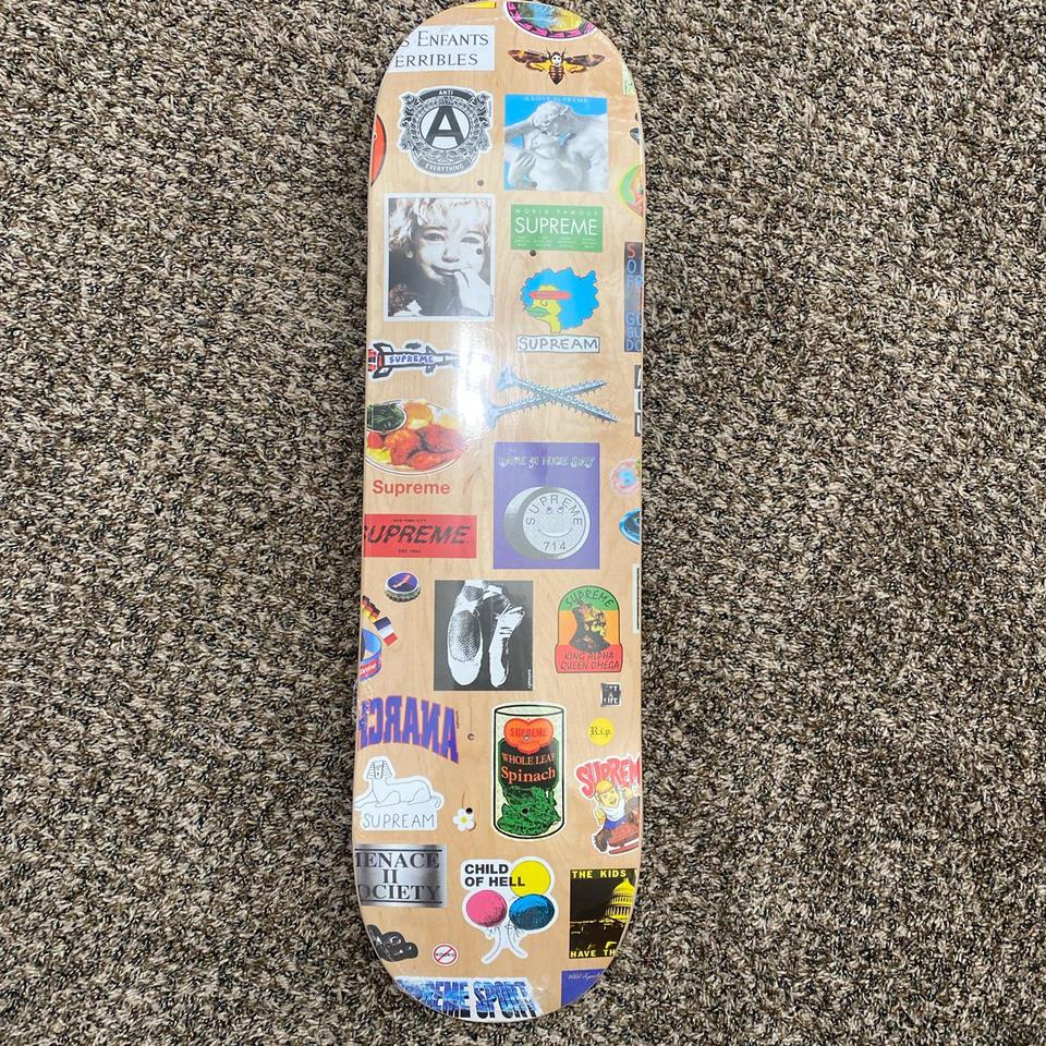 Supreme Stickers Deck From SS21 Size 8.5 - Depop