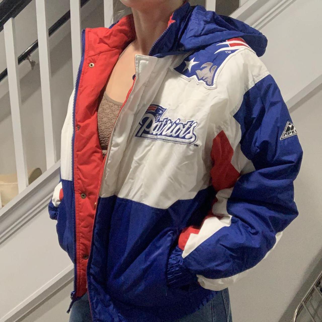 Vintage 90s New England Patriots NFL Gameday puffer - Depop