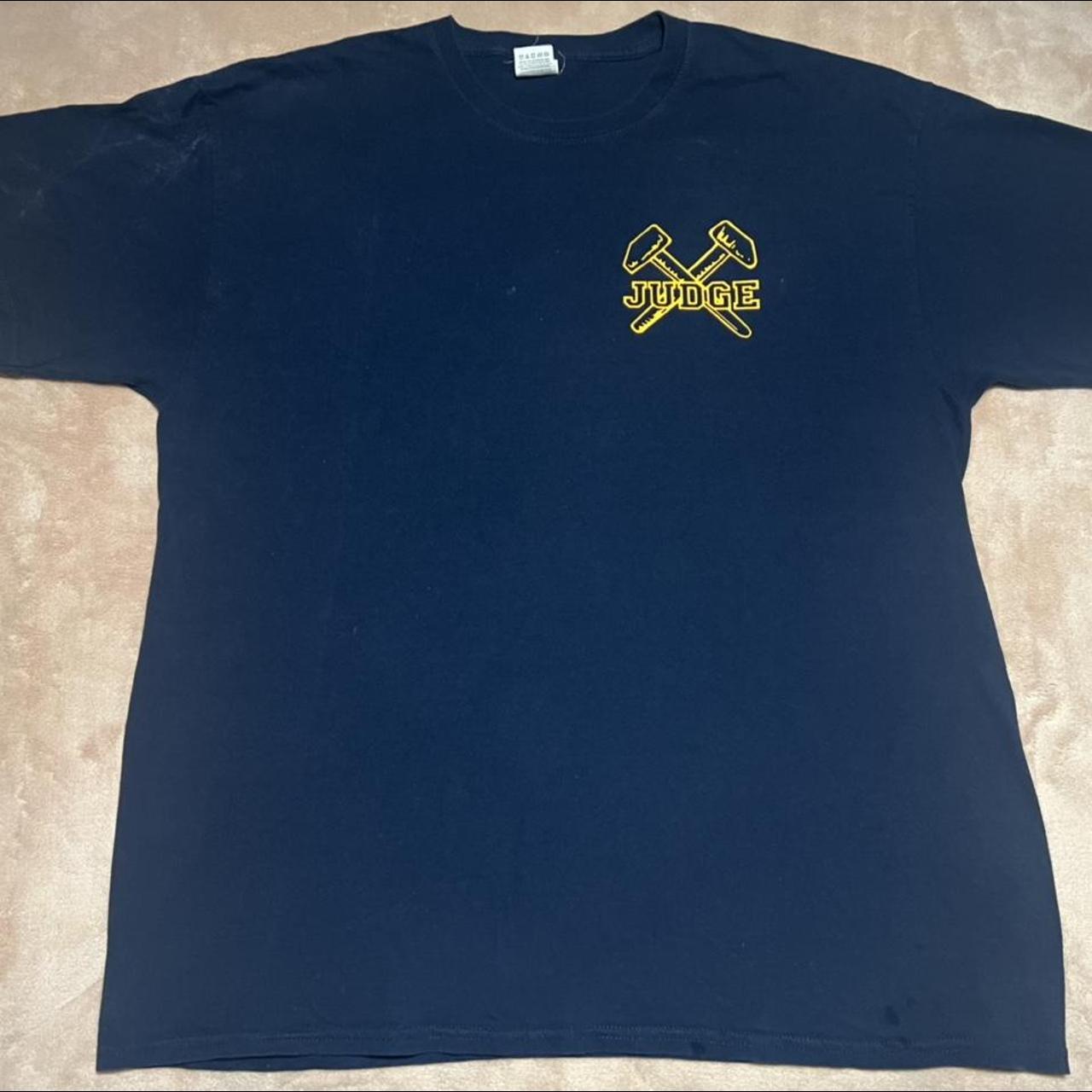 Judge “New York Crew” pocket logo shirt, printed on... - Depop